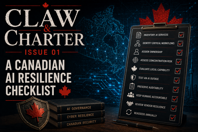 A Canadian AI Resilience Checklist